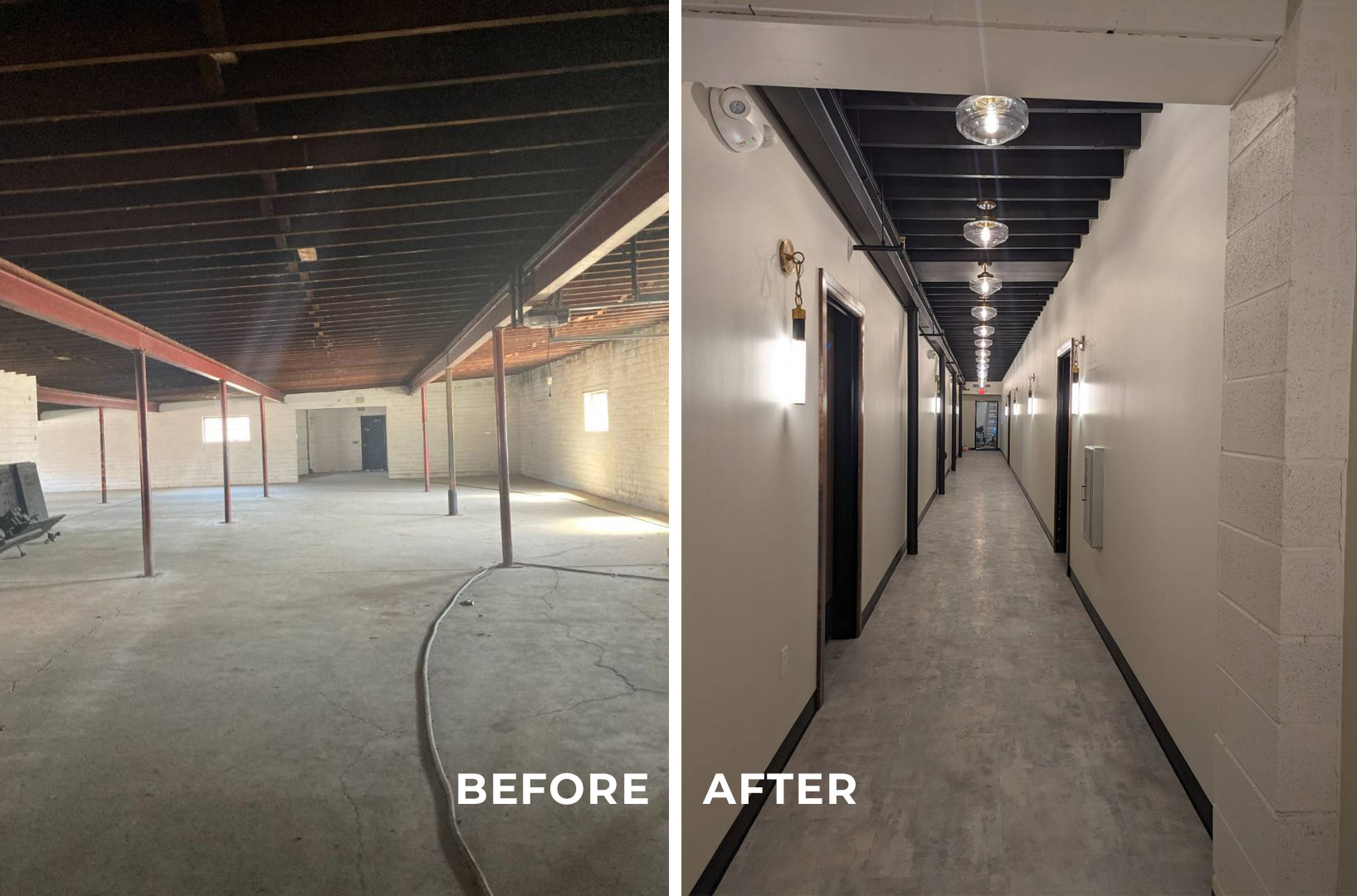 Historic Renovation Garage Interior